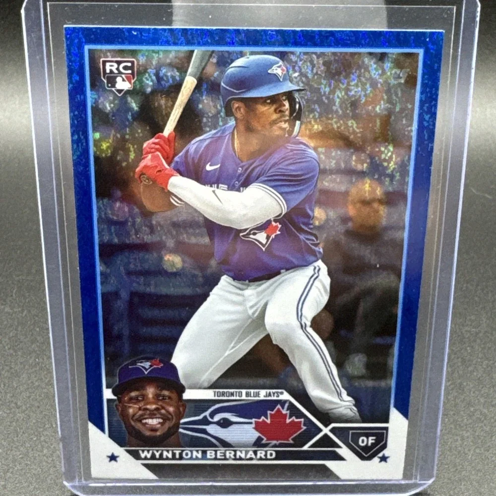 2023 Topps Update Wynton Bernard Blue Foil RC #US293 Serial Numbered 489/999
